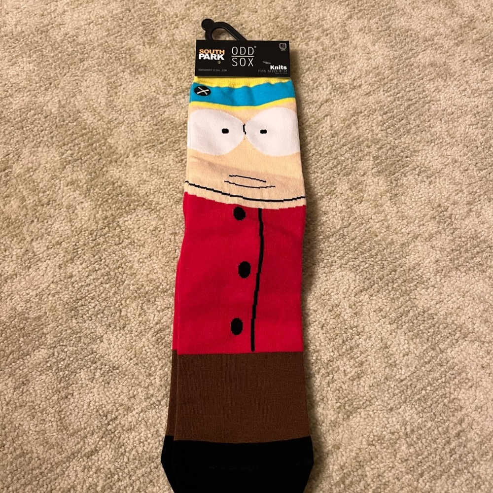 South Park Character Socks - Red and Brown